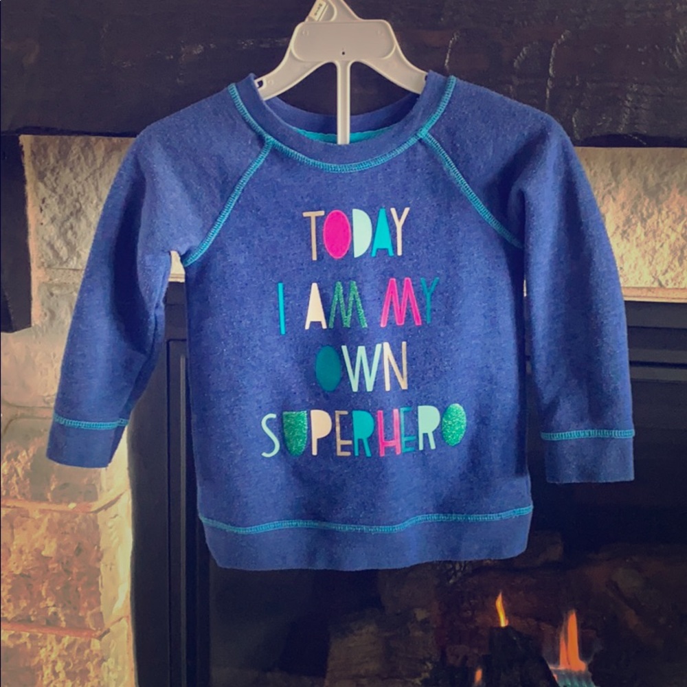Girls superhero sweater